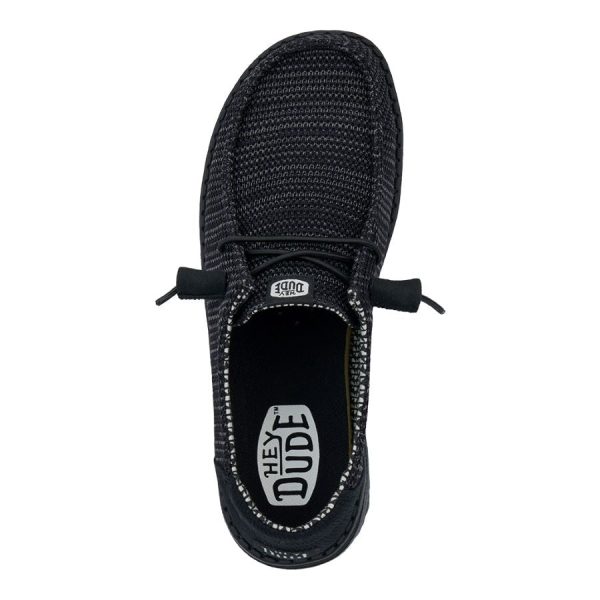 Wendy Stretch Sox Wide - Black/Black