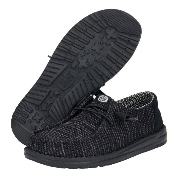 Wendy Stretch Sox - Black/Black