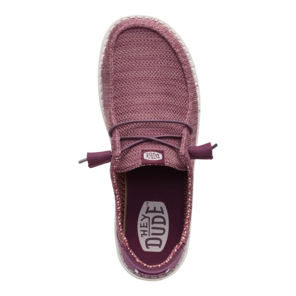 Wendy Stretch Sox - Burgundy