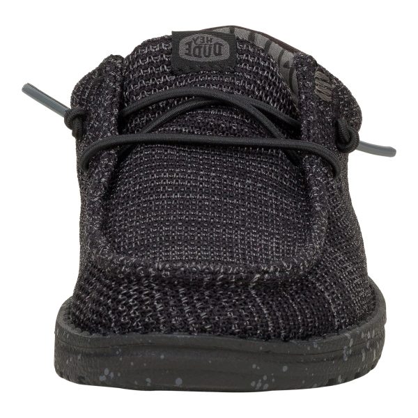 Wally Youth Stretch Mesh - Black/Black