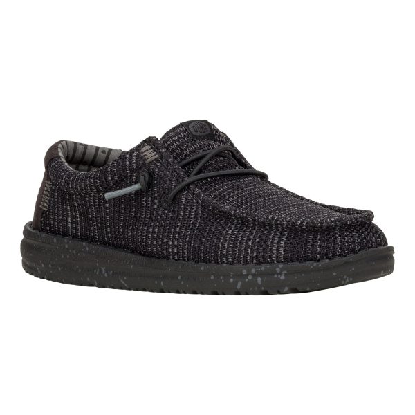 Wally Youth Stretch Mesh - Black/Black