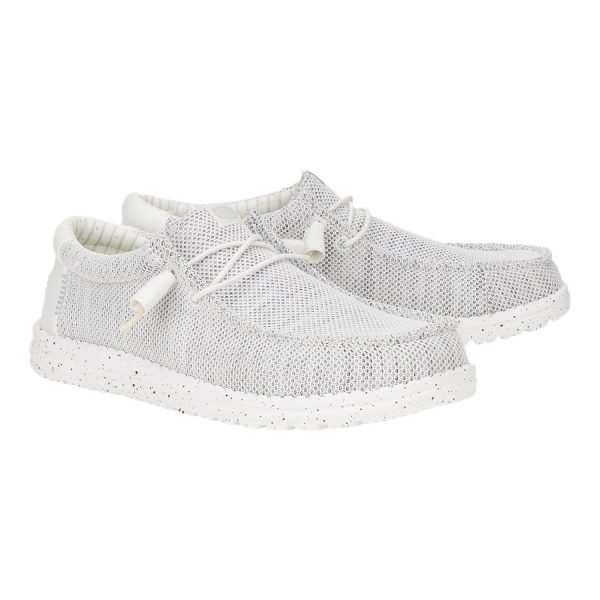 Wally Stretch Sox Wide - Storm White