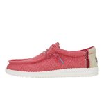Wally Jute - Claret Red/Silver Birch