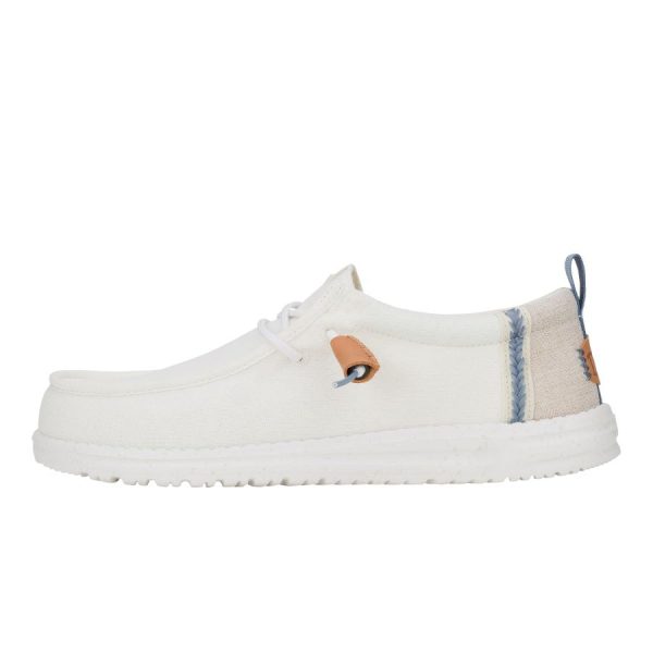 Wally Craft Linen - White/Stone Grey
