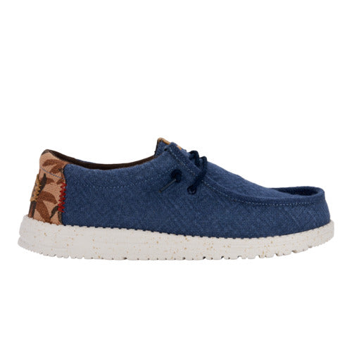 Wally Palm Jute - Navy Blazer/Chili Red