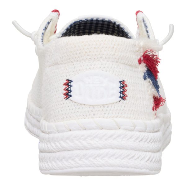 Wendy Espadrille Americana - White