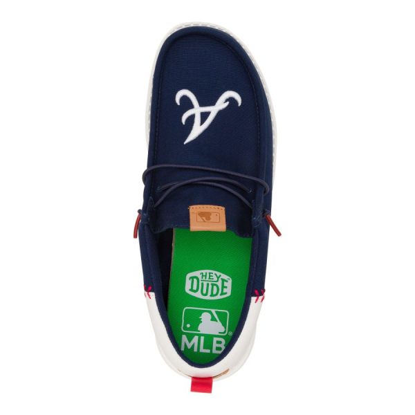 MLB BravesWally Funk - Braves Navy/White