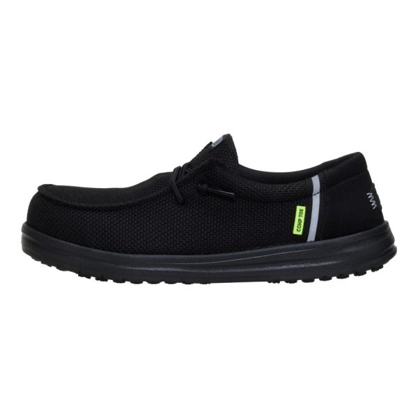 Wendy Work Comp Toe - Black/Black