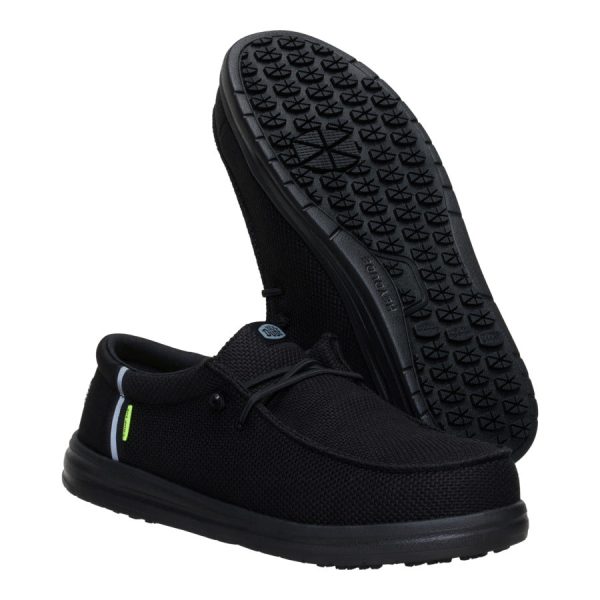 Wally Work Comp Toe - Black/Black