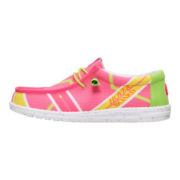 Wally Back To The Future Hover Board - Pink/Multi
