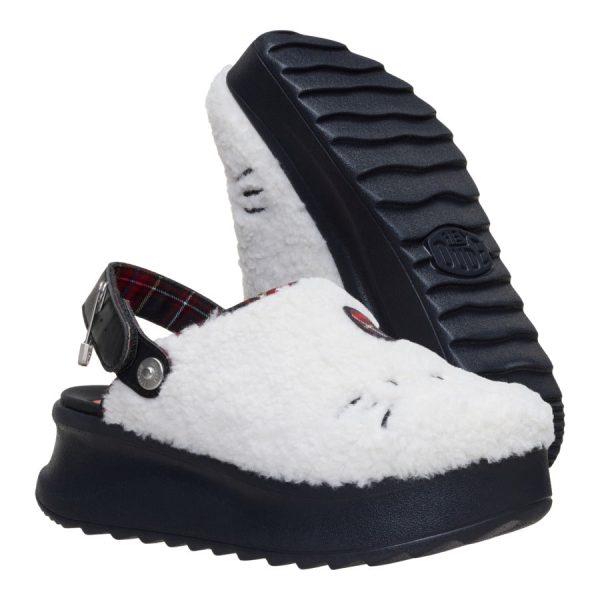 Hello Kitty Delray Clog - White/Black