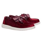 Wendy Holiday Bow - Burgundy