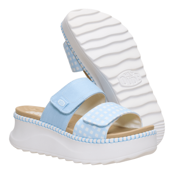 Delray Slide Gingham